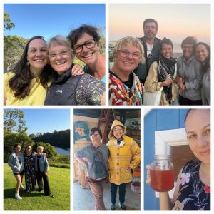 Collage of images of happy people outdoors in East Gippsland